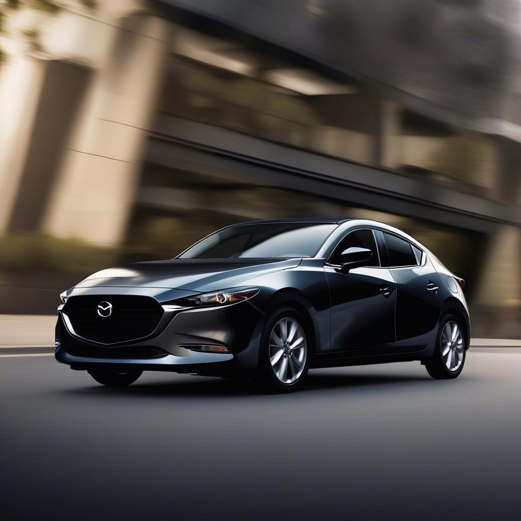 Thiết kế ngoại thất thể thao, năng động của Mazda 3 Sport GS