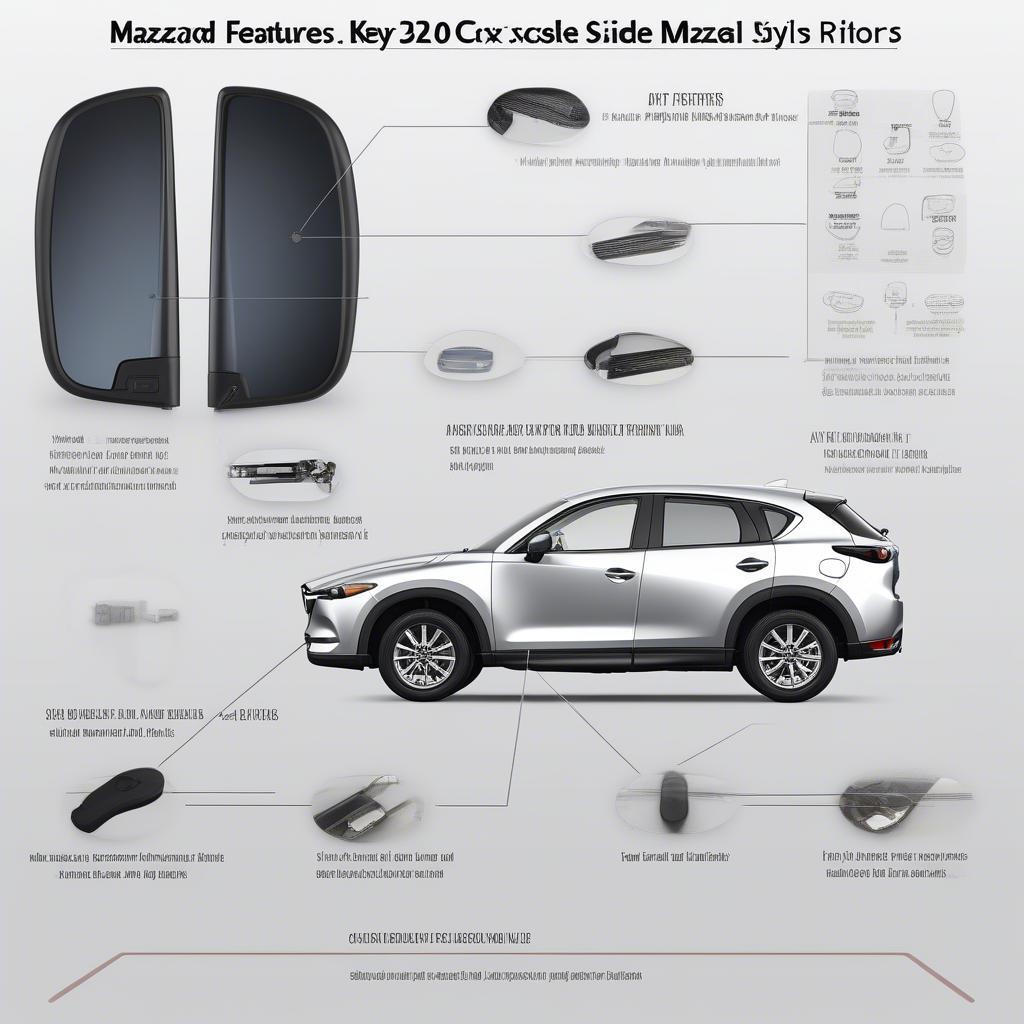 Tính năng gương Mazda CX5 2018