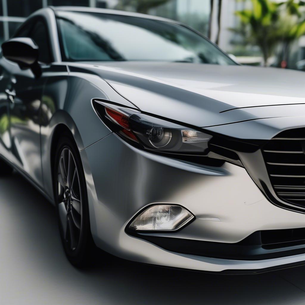 Vè che mưa Mazda 3 tại Đà Nẵng