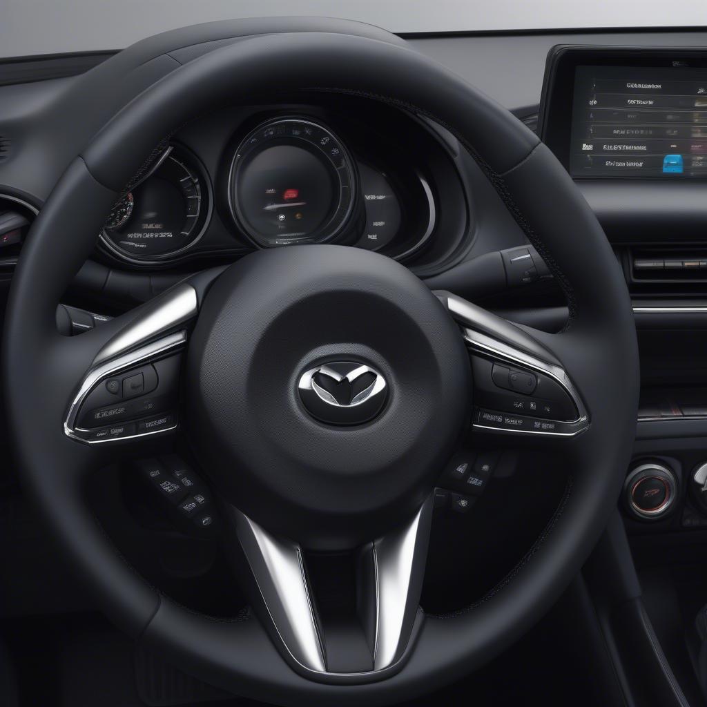 Vô lăng Mazda 3 Facelift: Thiết kế tinh tế